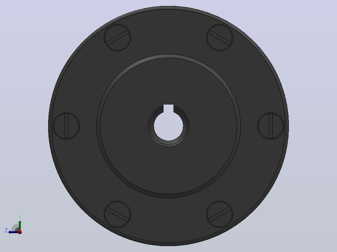 LT型弹性套柱销联轴器_LT1联轴器Z10×25／Z10×17右视图