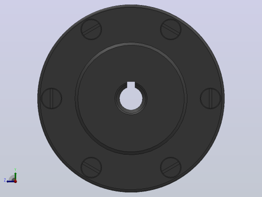 LT型弹性套柱销联轴器_LT1联轴器Z10×25／Z10×17右视缩略图