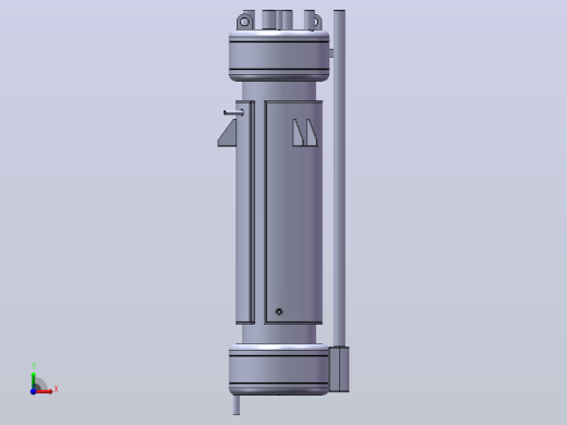 分离器分离设备separator-complete-model-1833-模型格式为 sw前视缩略图