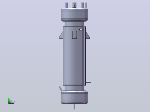 分离器分离设备separator-complete-model-1833-模型格式为 sw左视缩略图