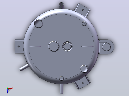 分离器分离设备separator-complete-model-1833-模型格式为 sw俯视缩略图