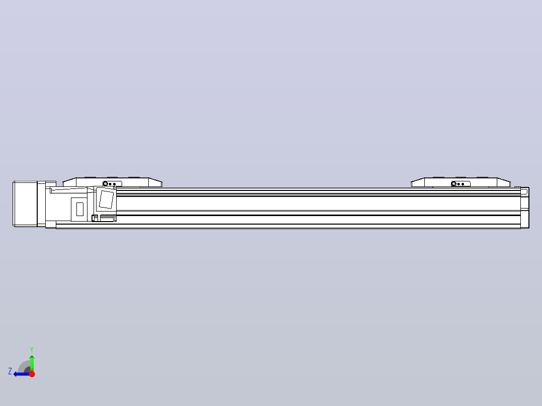 滚珠丝杠线性轴TPA-GCRS-50-1205C-L125-ML-M10-N3右视图