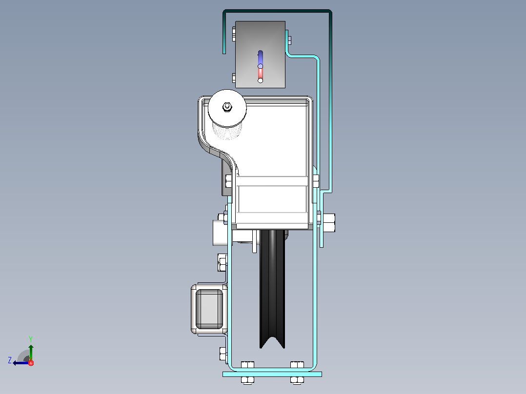 OX-240E双向限速器[OX-240E双向限速器]右视图