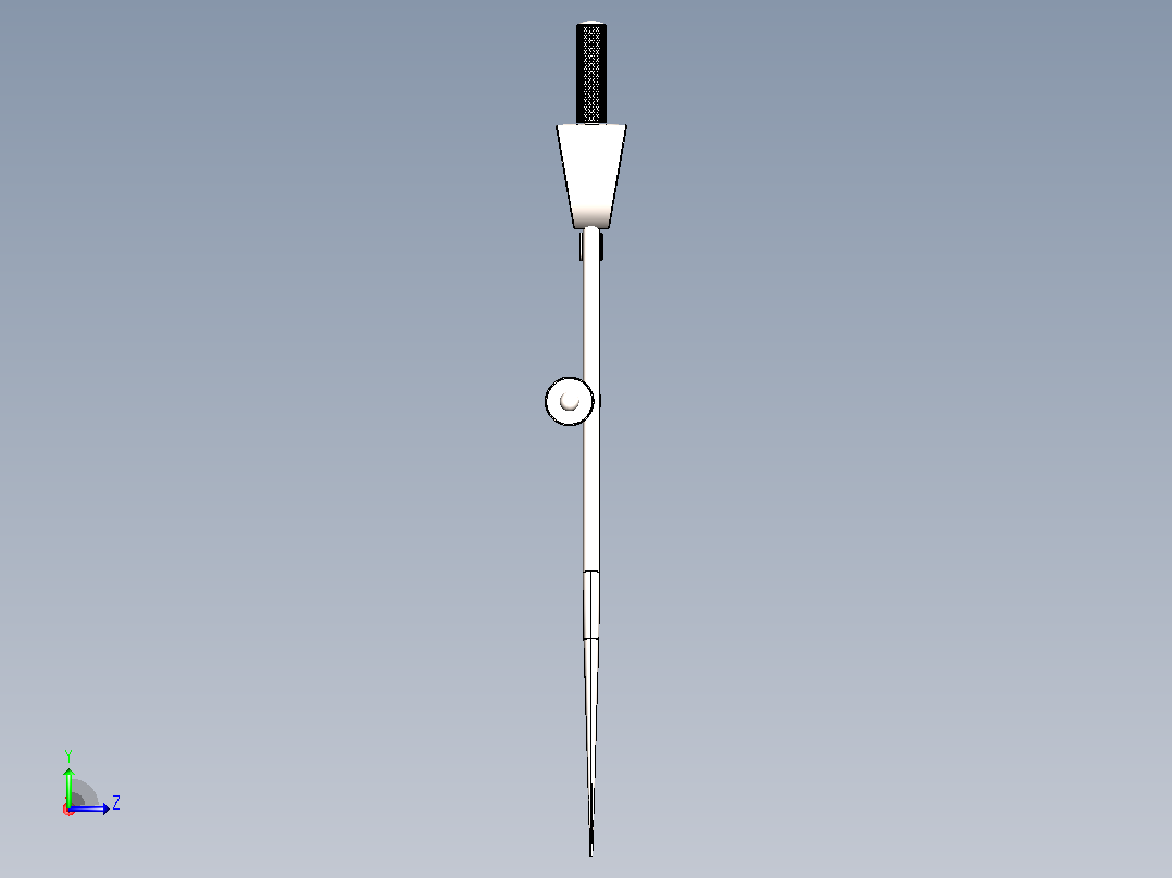 划线工具弦罗盘左视图