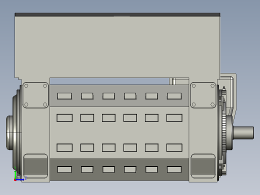 开启式冷却电机 1RA1 IM B3 6.6Kv 315_1RA1 310-2HJ10西门子电机左视缩略图