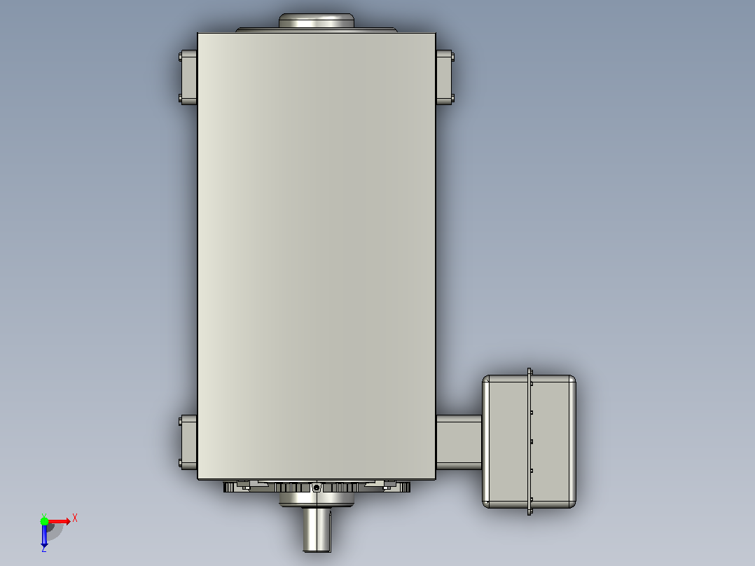 开启式冷却电机 1RA1 IM B3 6.6Kv 315_1RA1 310-2HJ10西门子电机俯视图