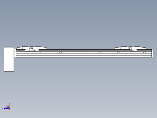 皮带直线轴双滑块型TPA-GCBS-150-P80-L250-RP-M75-N3右视缩略图