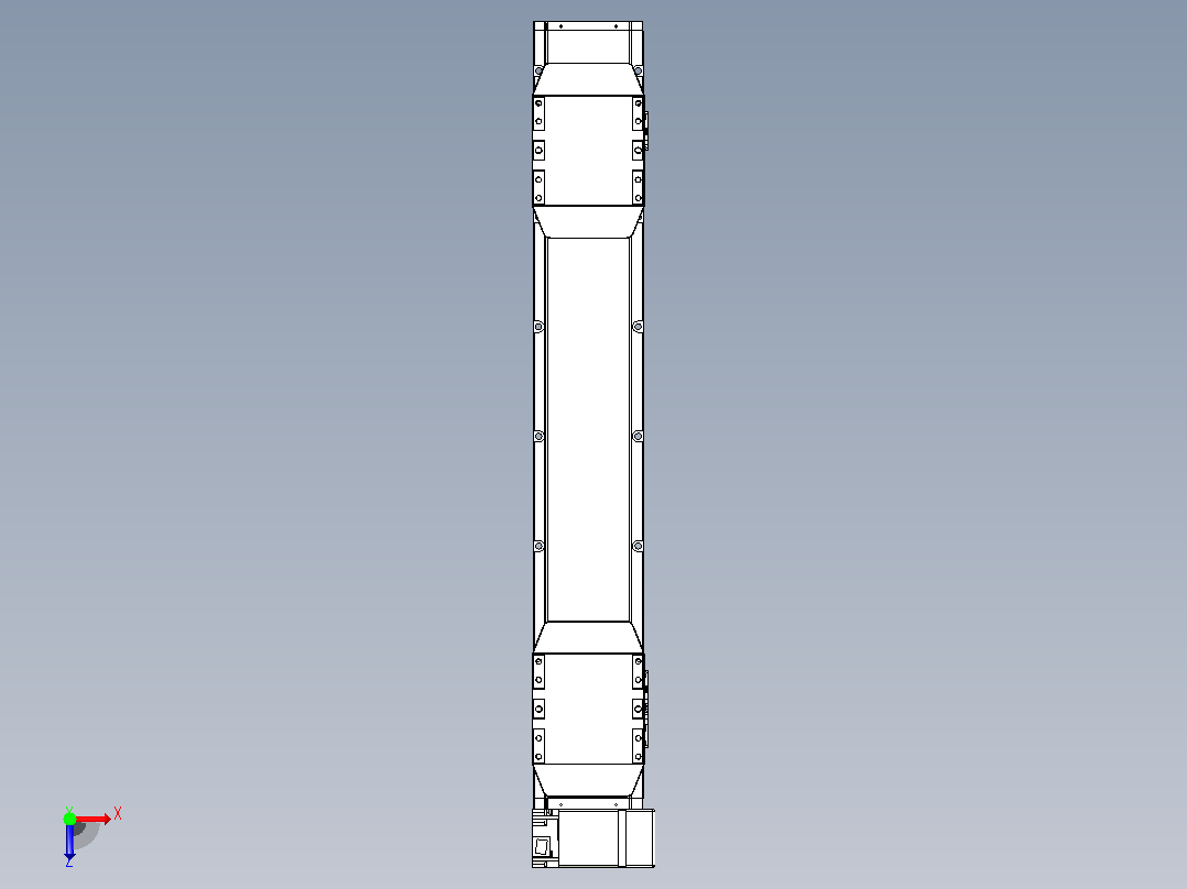 皮带直线轴双滑块型TPA-GCBS-150-P80-L250-RP-M75-N3俯视图