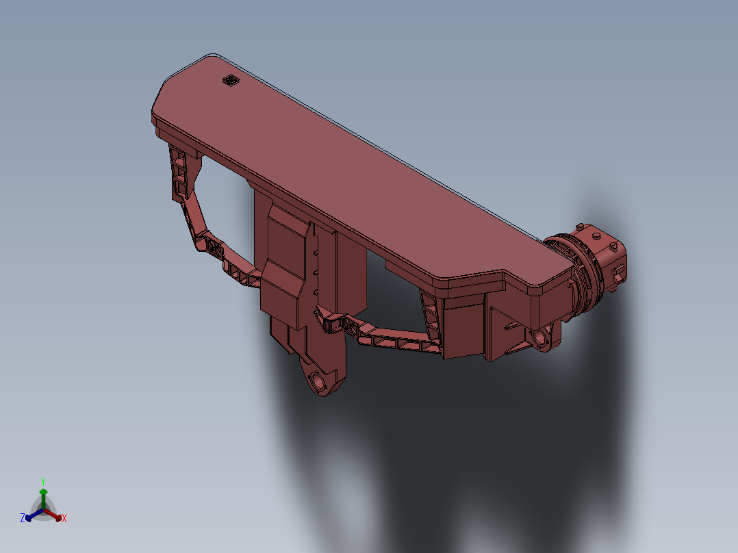 产品固定夹具正等轴测图