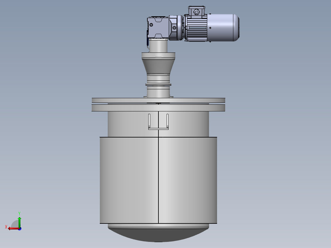 搅拌装置后视图