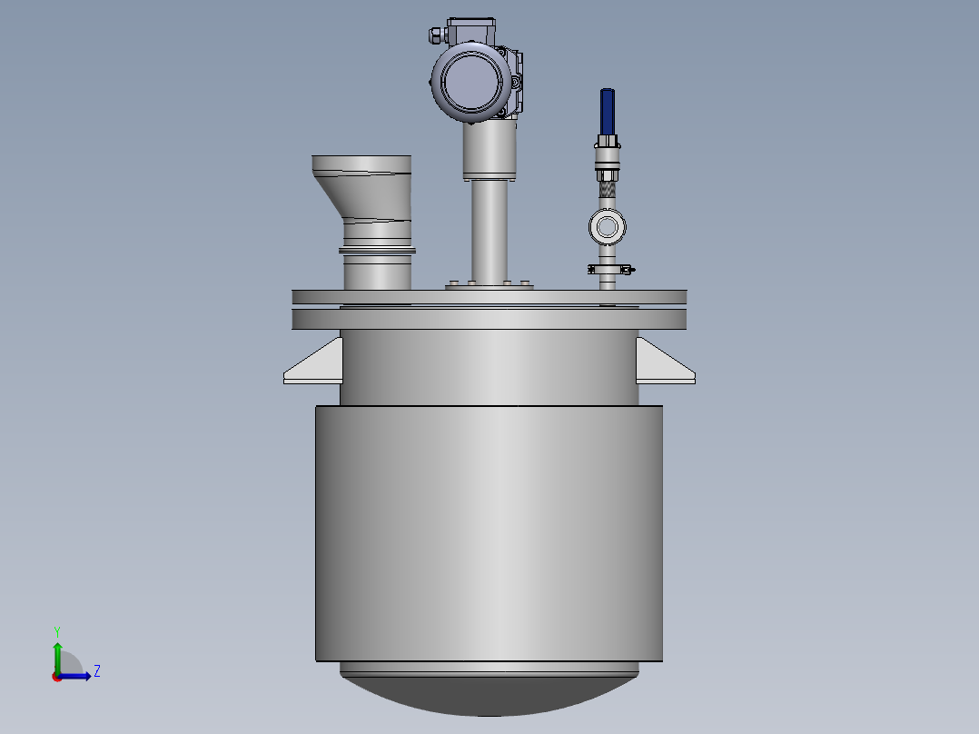 搅拌装置左视图