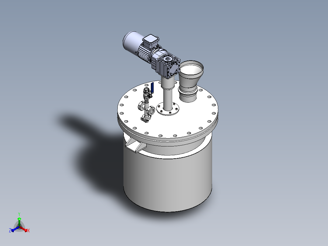 搅拌装置正等轴测图