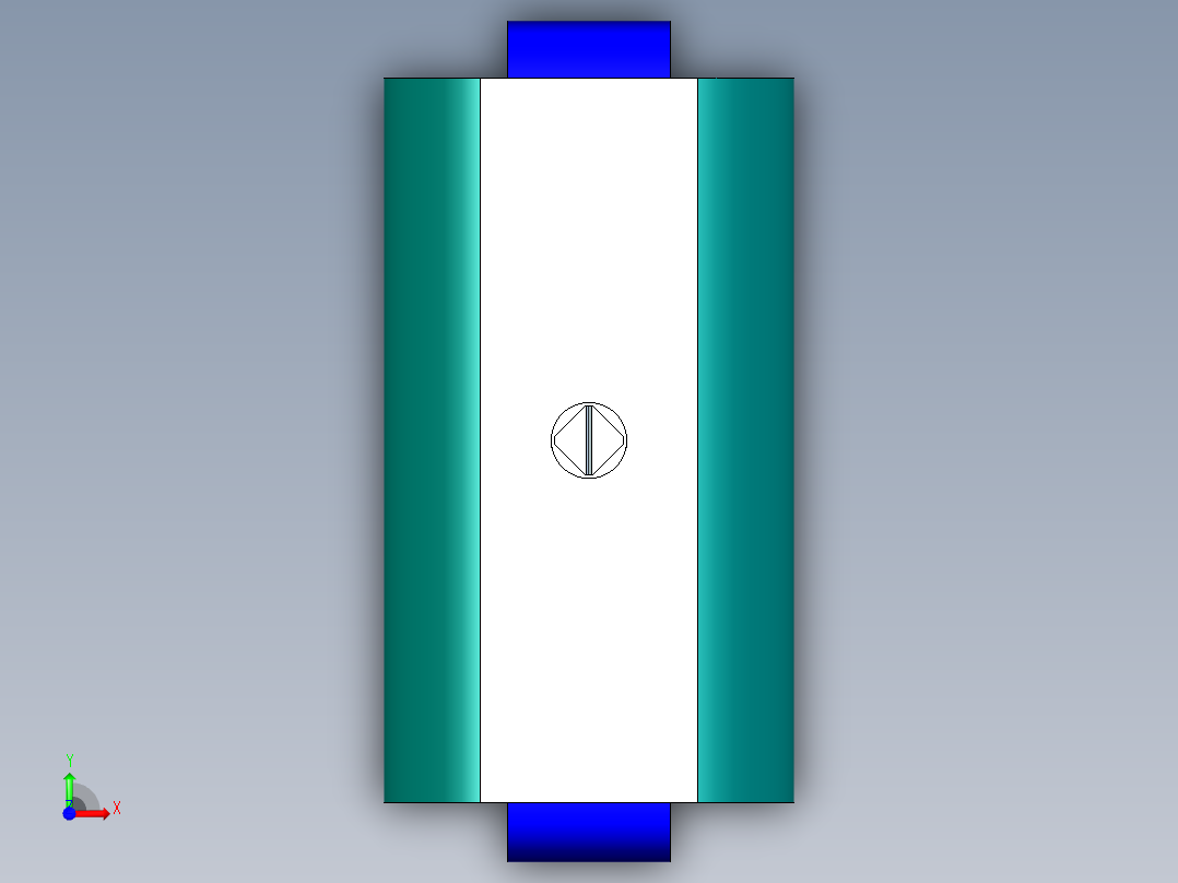 空气驱动开关前视图