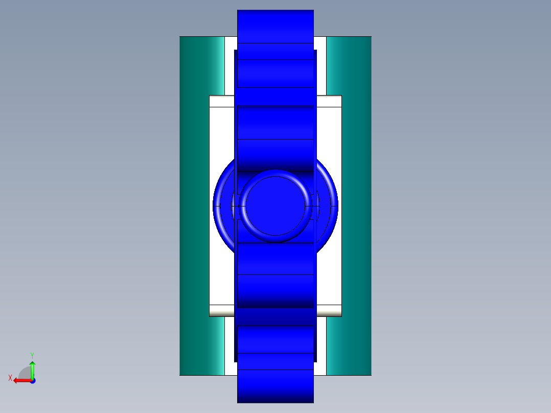 空气驱动开关后视图