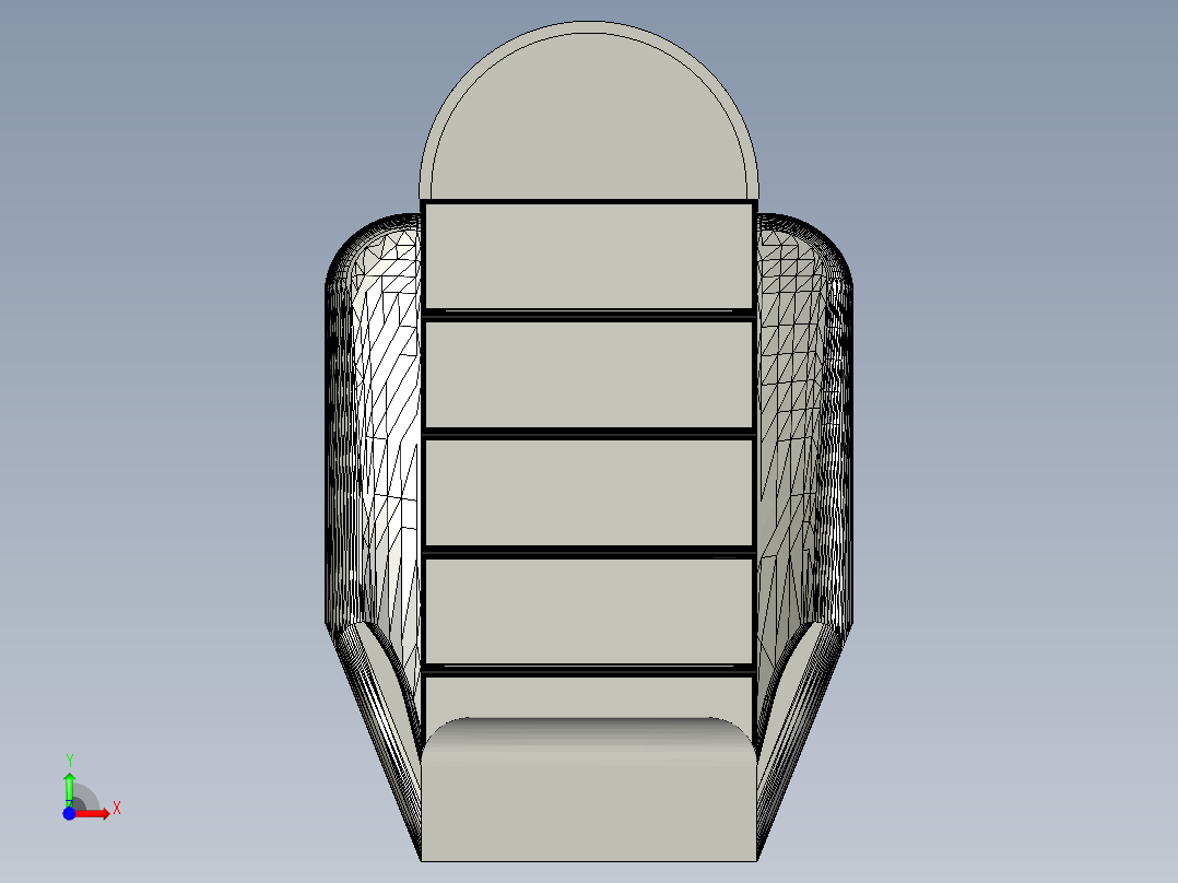 汽车座椅前视图