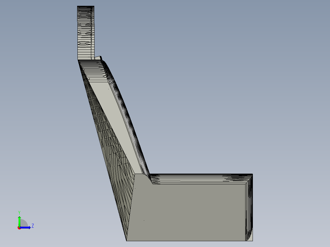 汽车座椅左视图