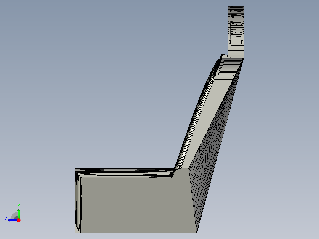 汽车座椅右视图