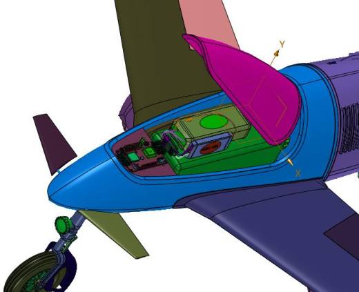 后引擎有翼无人机缩略图