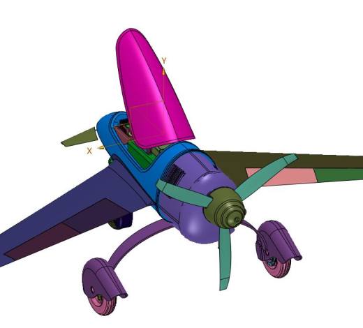 后引擎有翼无人机缩略图