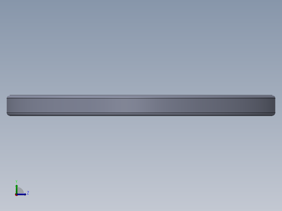 SAE平垫圈-FLAT WASHER SAE 0.875.SLDPRT左视图