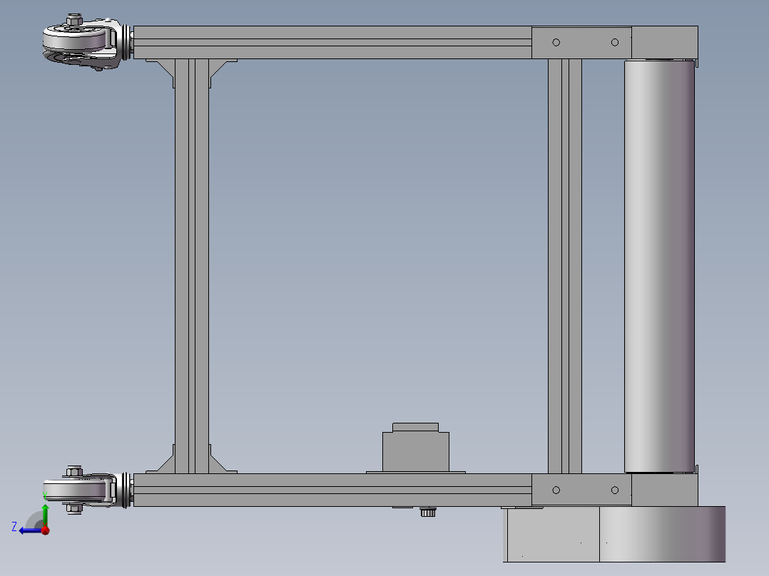 输送带3D图纸右视图