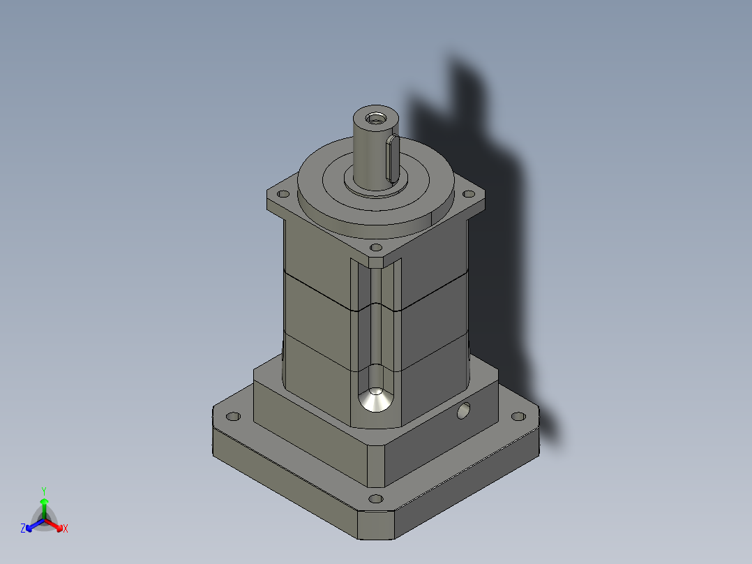 斜齿PGH115-L2 35-114.3-200-M12.STEP主视图