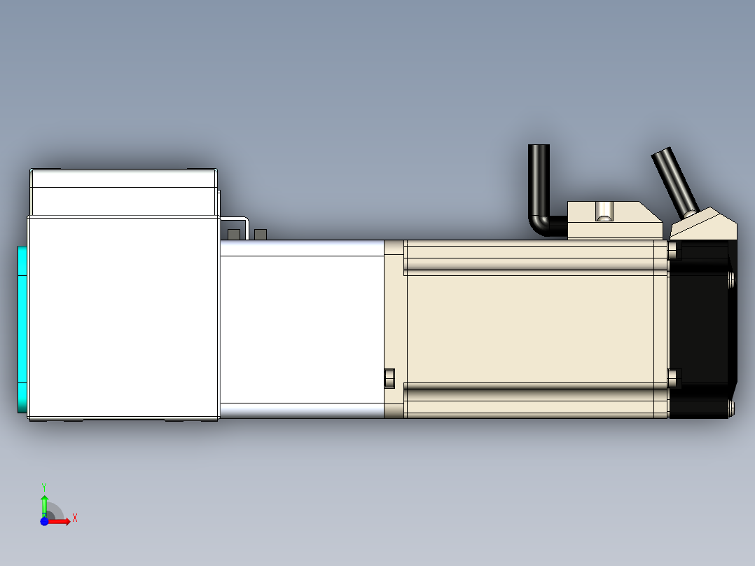 欧规系列-LB6A-L130-S2750-BL-ZP40-C3前视图