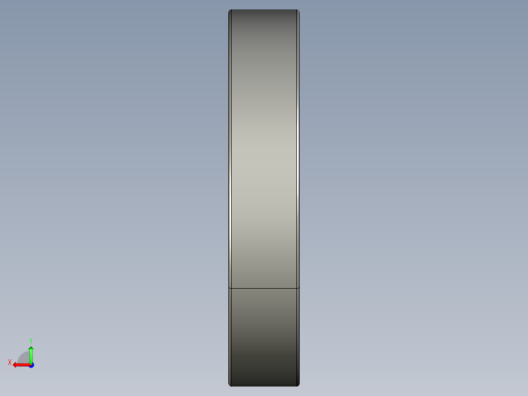 深沟球轴承61805后视图