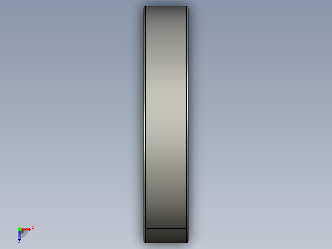 深沟球轴承61805俯视图