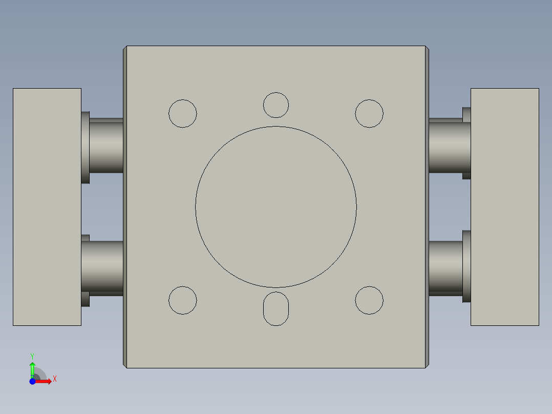普通气爪PH06-10L前视图