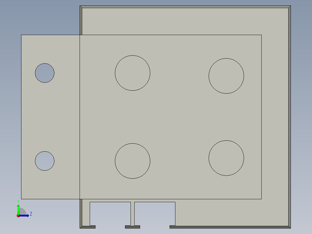 普通气爪PH06-10L左视图