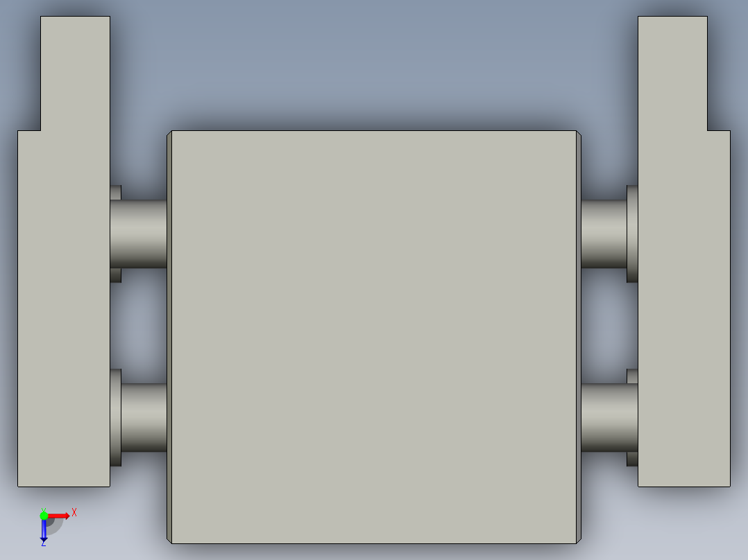 普通气爪PH06-10L俯视图