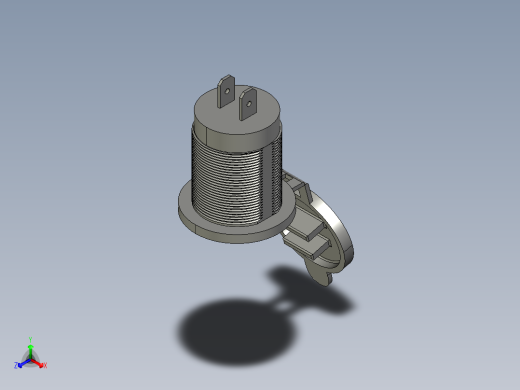 Usb连接双接口正等轴测缩略图