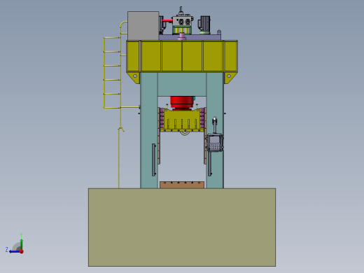 107 600T油压机右视缩略图