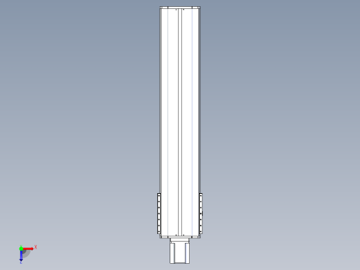 东锦丝杆传动-直线滑台模组DH270-C-L10-S1150-BC-T1000W-C3俯视缩略图