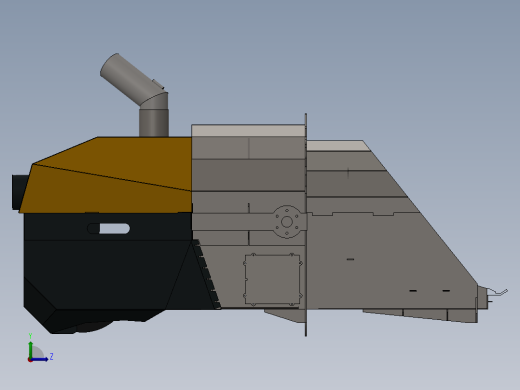 颗粒燃烧器左视缩略图