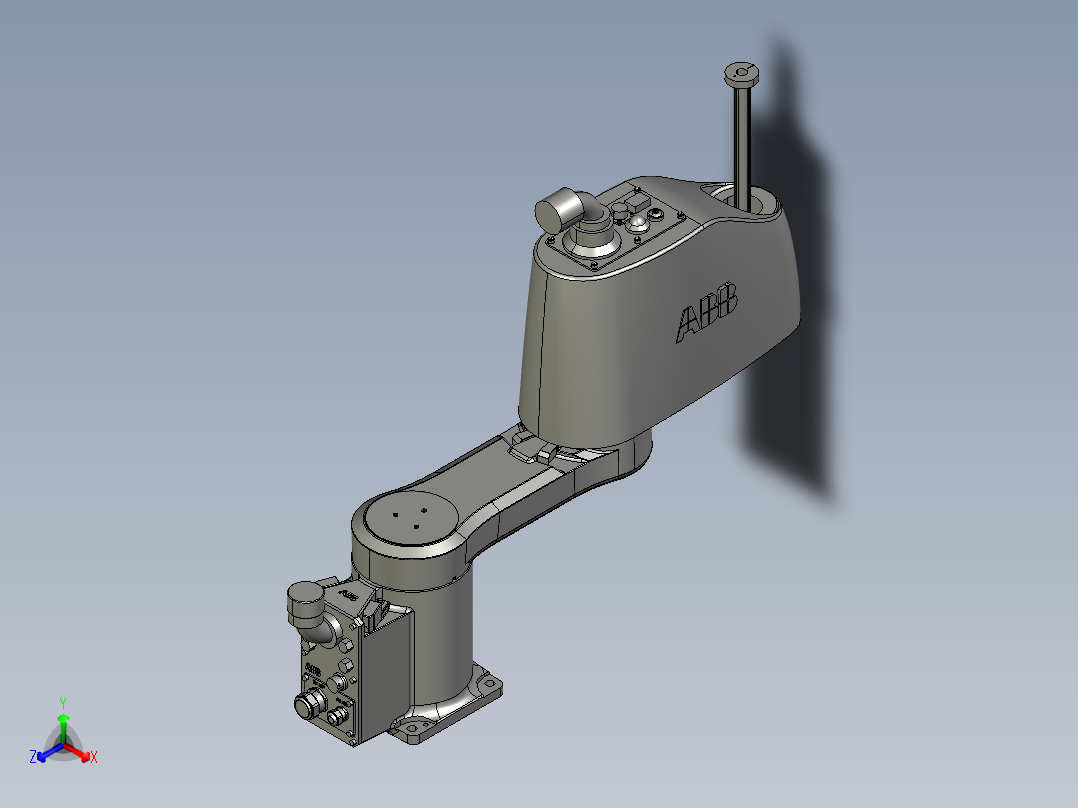 ABB全系列机器人3-3D模型 (6)正等轴测图