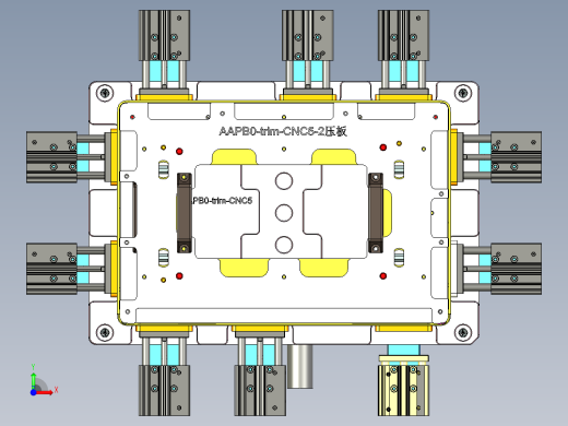 AAPB0-TRIM-笔记本CNC工装夹具三维模型CNC5-0427前视缩略图