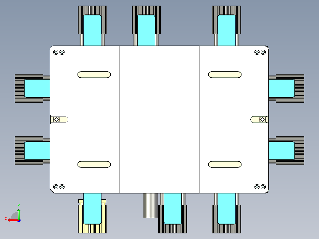 AAPB0-TRIM-笔记本CNC工装夹具三维模型CNC5-0427后视图