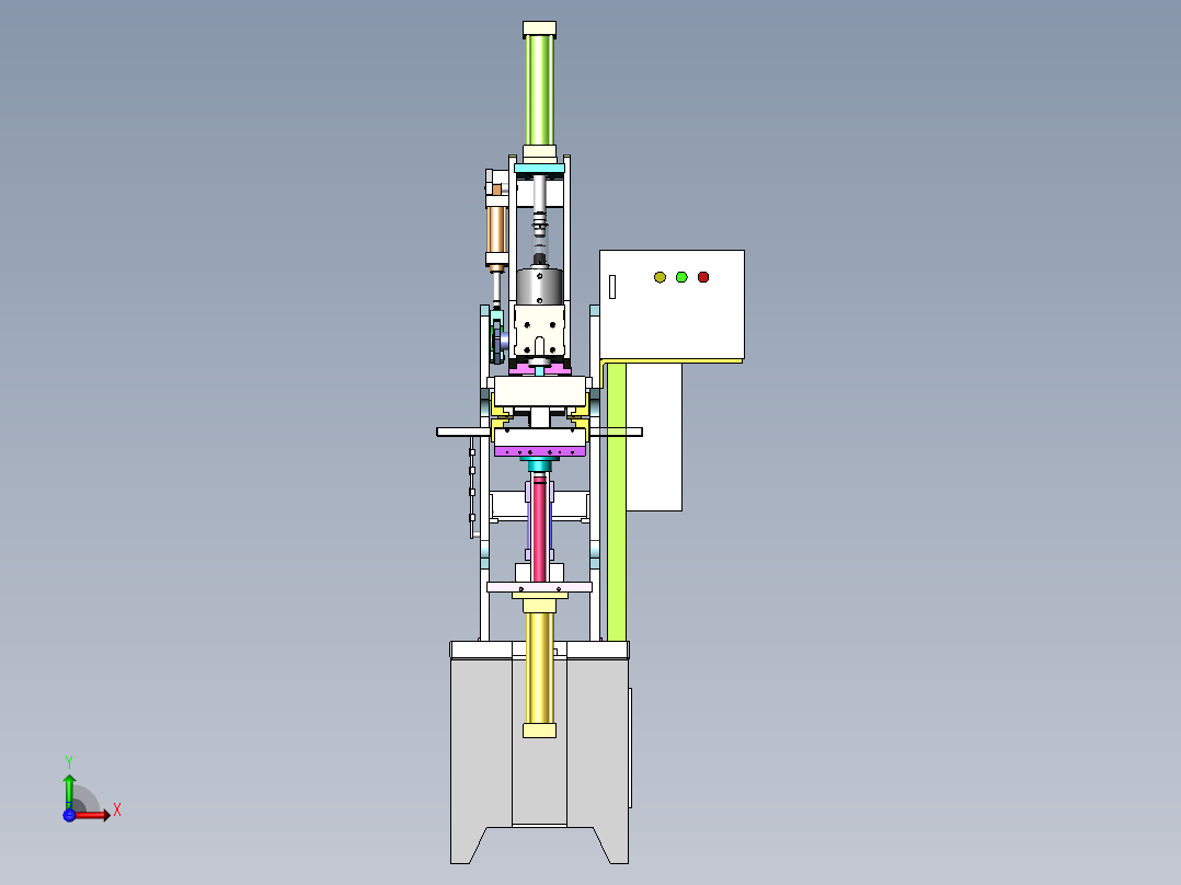 熔接机设备（sw18可编辑+工程图）前视图