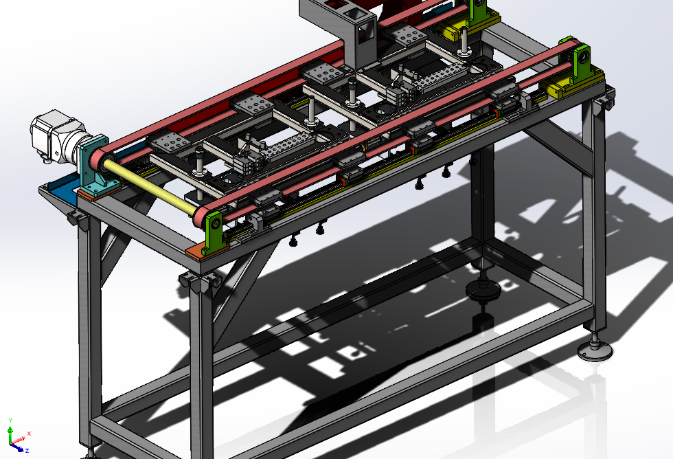 移载桁架sw21可编辑