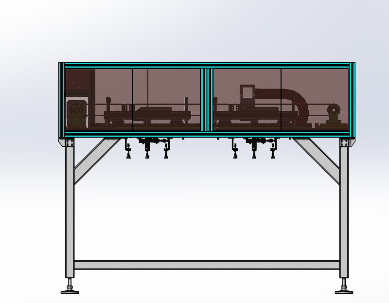移载桁架sw21可编辑