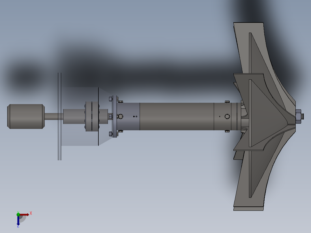 倒伞型曝气机sw10+爆炸视频俯视图