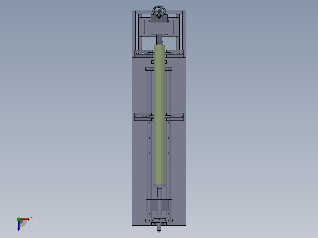 翻边机sw09可编辑俯视图