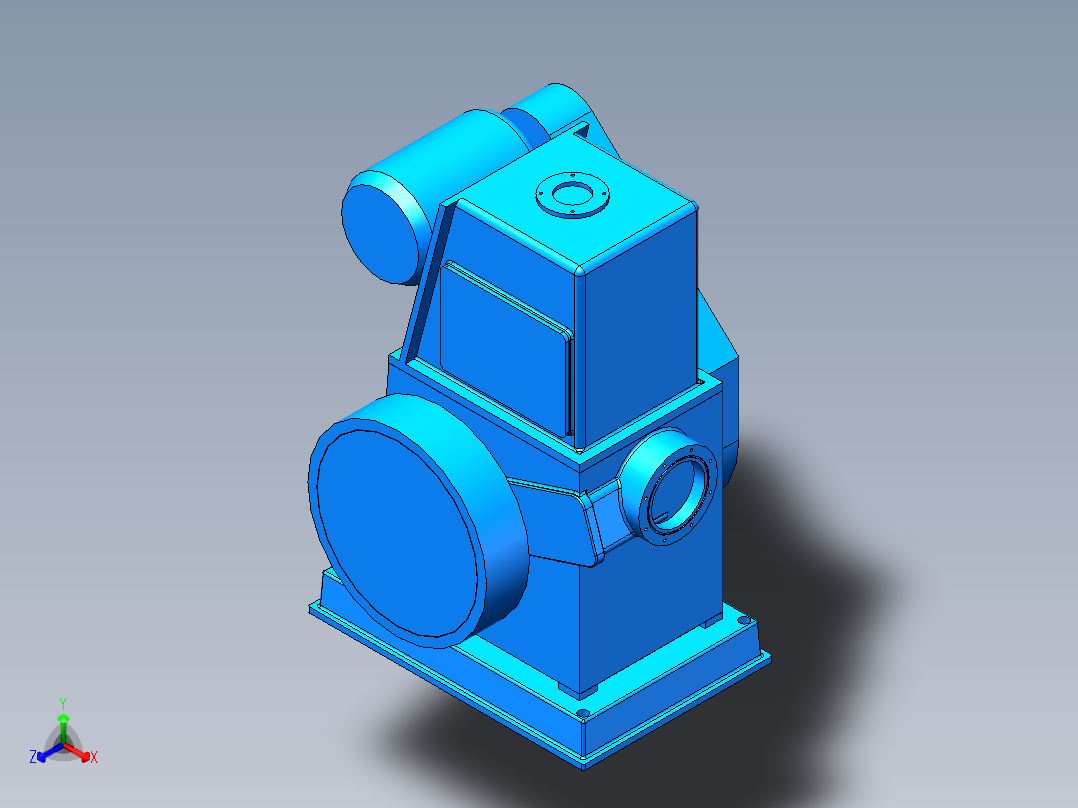 HGL-150滑阀泵(台州星光)正等轴测图