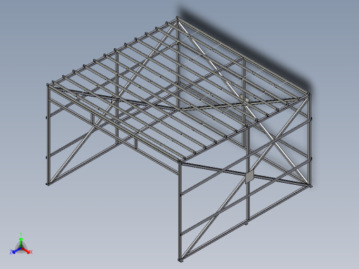 垃圾池钢结构雨棚