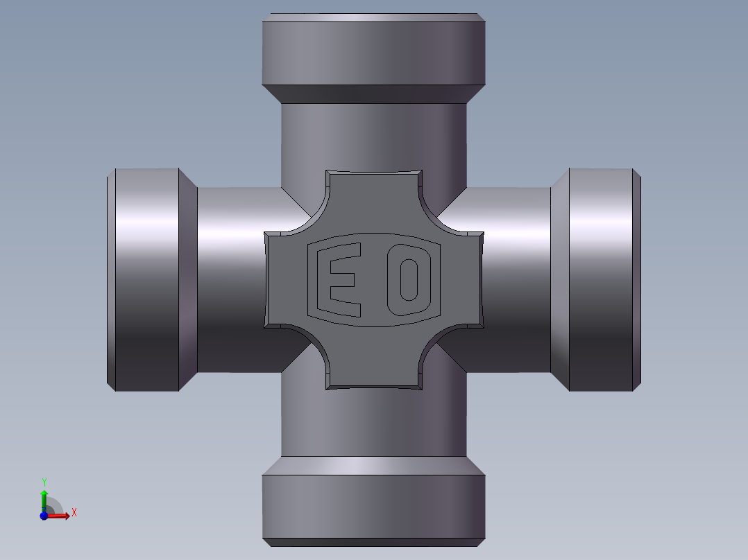 XC+XD 四通接头、XC-26前视图