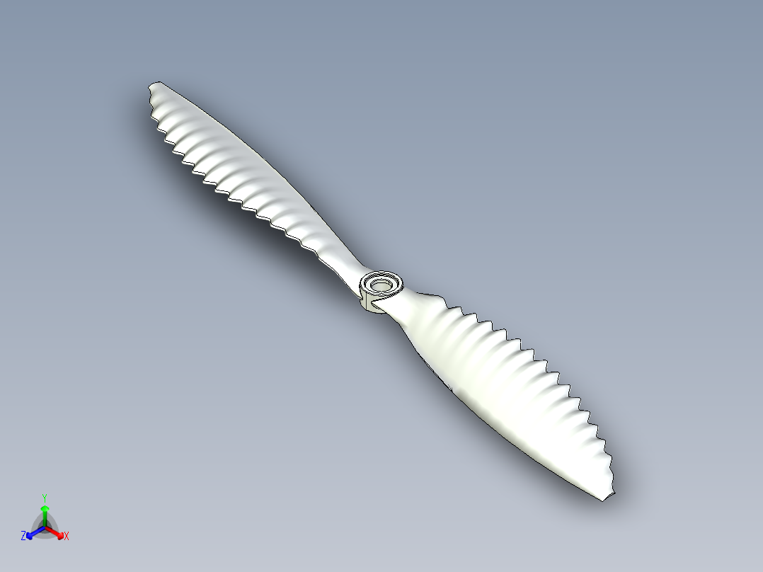 螺旋桨(73)主视图