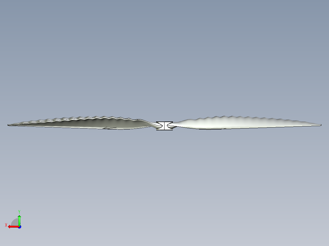 螺旋桨(73)后视图