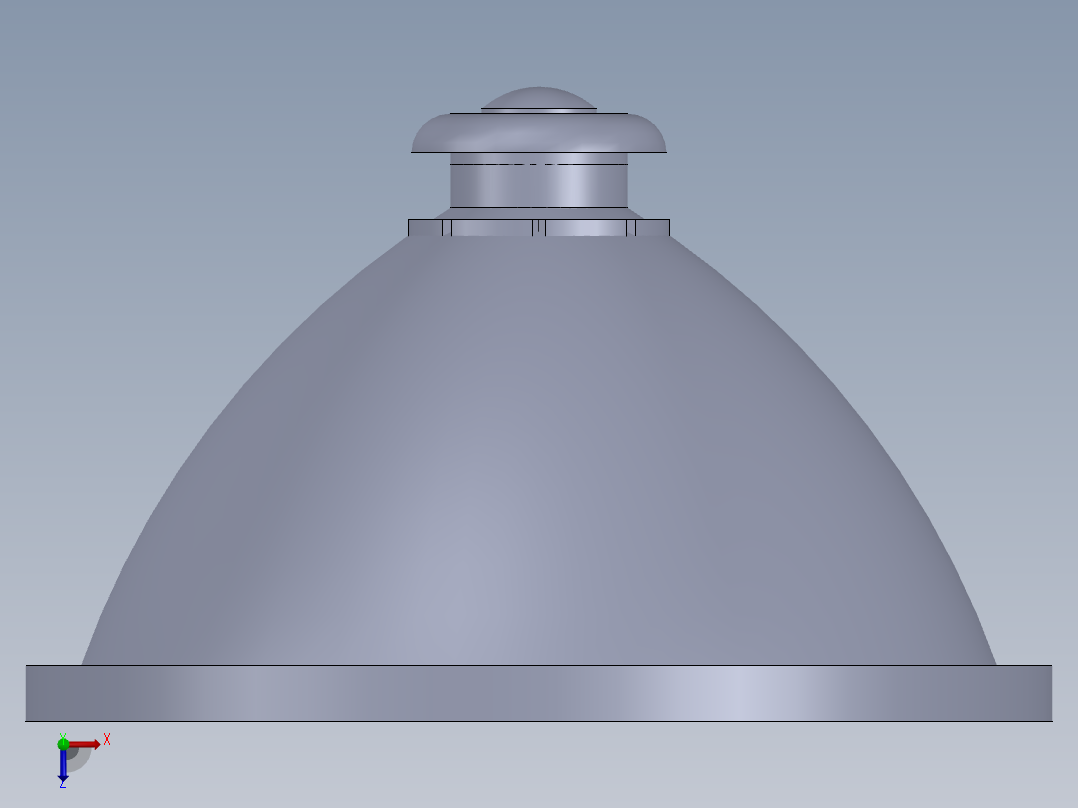 镜头和灯泡俯视图